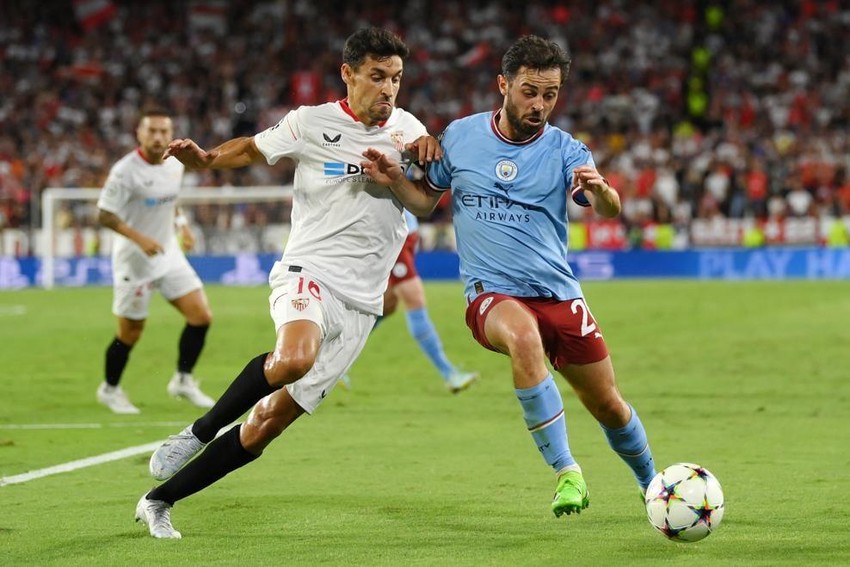 Erling Haaland lập cú đúp, Man City hủy diệt Sevilla