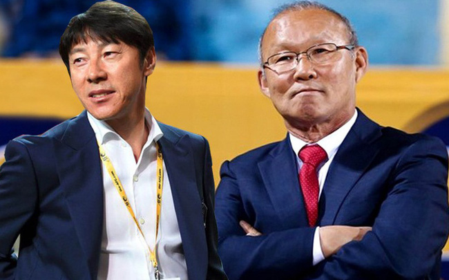 Việt Nam vs Indonesia: HLV Park Hang Seo, Shin Tae-yong phân cao thấp