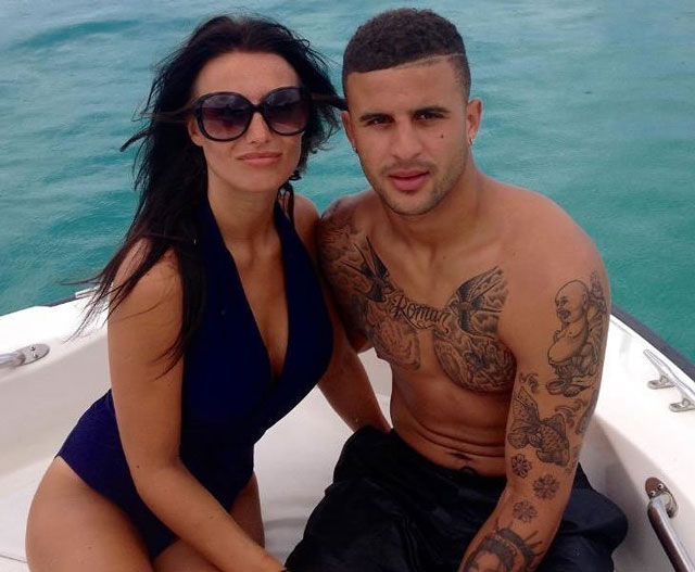 Vợ Kyle Walker đấu võ mồm với vợ Jamie Vardy